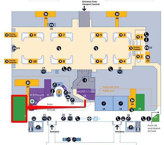 Airport Meeting Points – minicabit